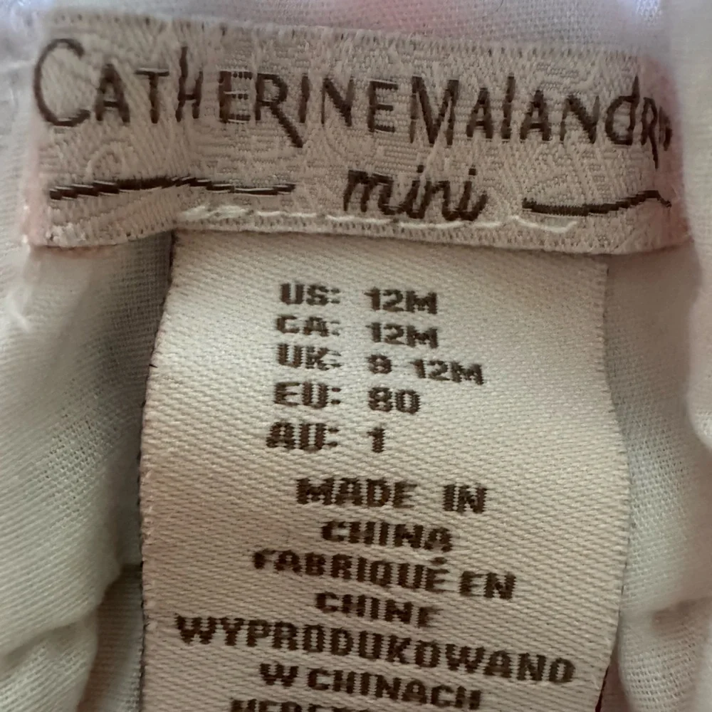 Catherine Malandrino Pink and White Diaper Cover